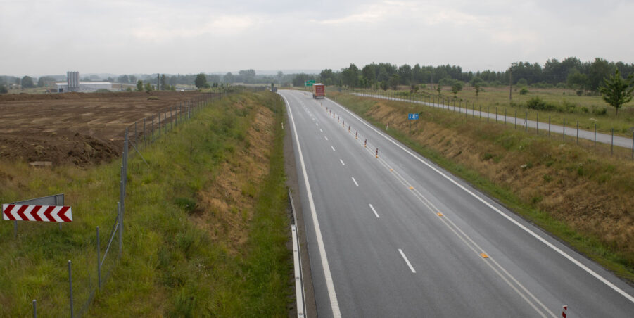 km 452+113 kierunek Lublin