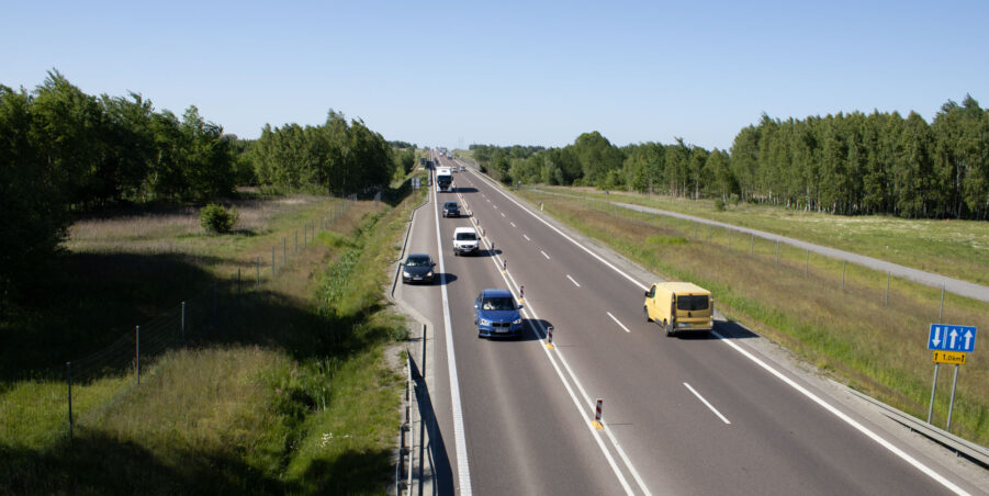 km 463+200 kierunek Lublin