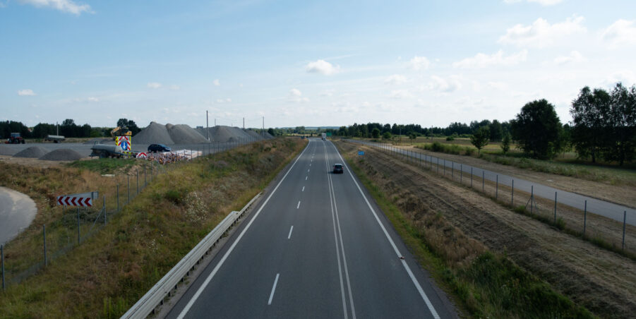 km 452+113 kierunek Lublin