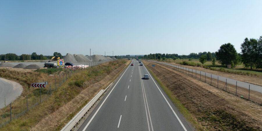 km 452+113 kierunek Lublin