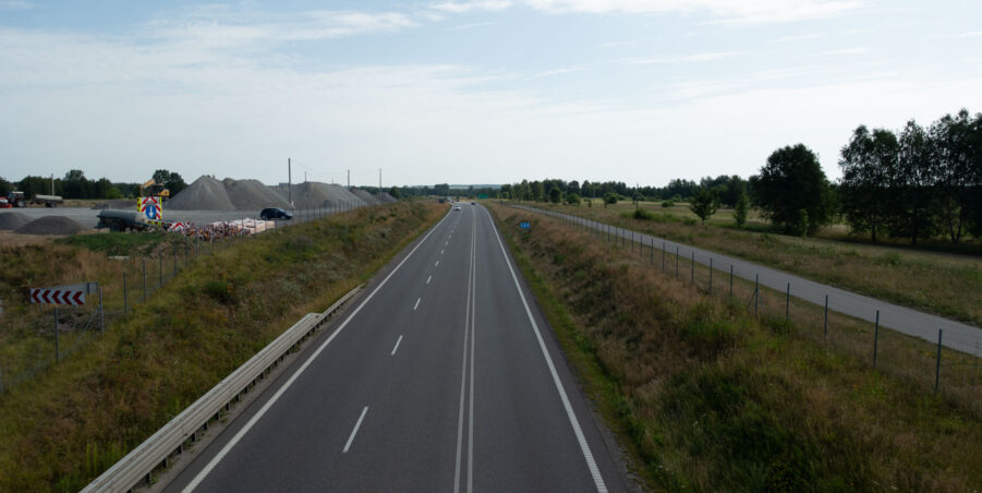 km 452+113 kierunek Lublin