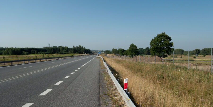 km 457+200 kierunek Rzeszów